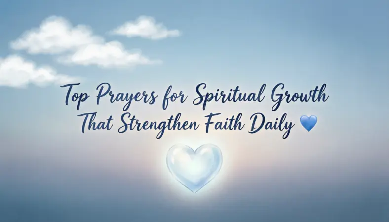 prayers for spiritual growth