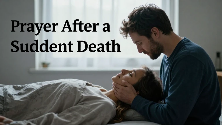 prayers for unexpected death