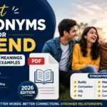 synonyms for friend pdf