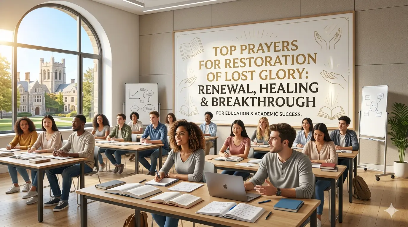 prayers for restoration of lost glory