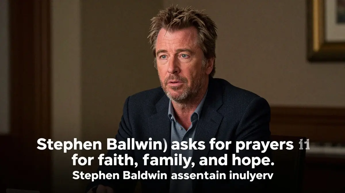 stephen baldwin asks for prayers