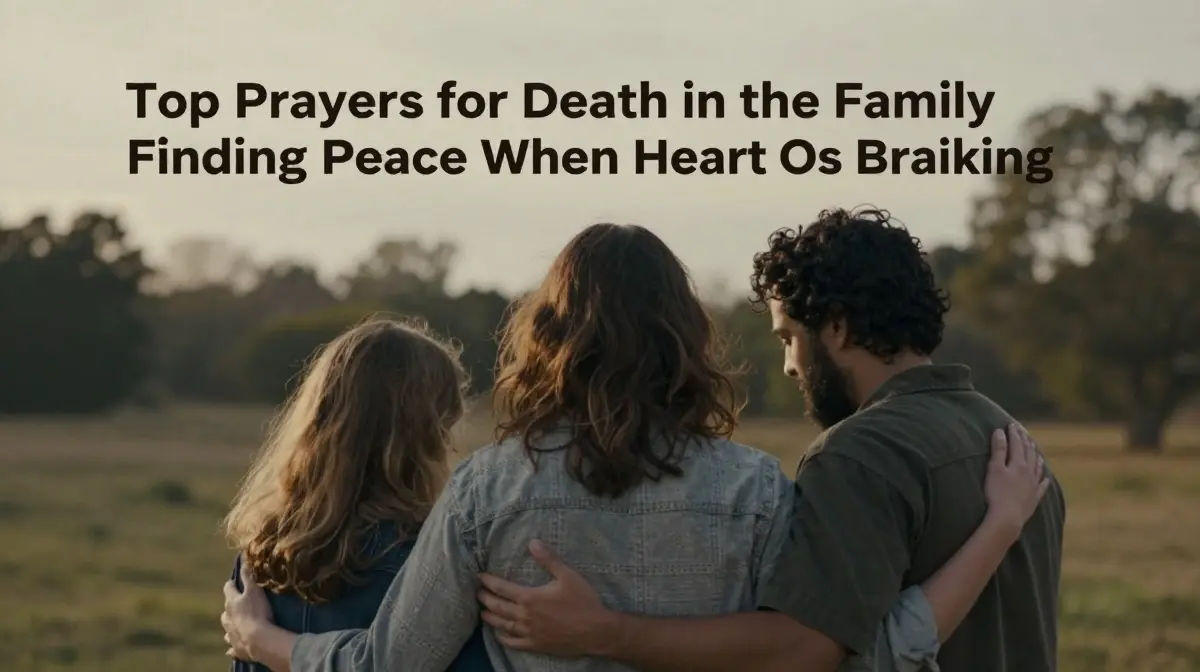 prayers for death in the family