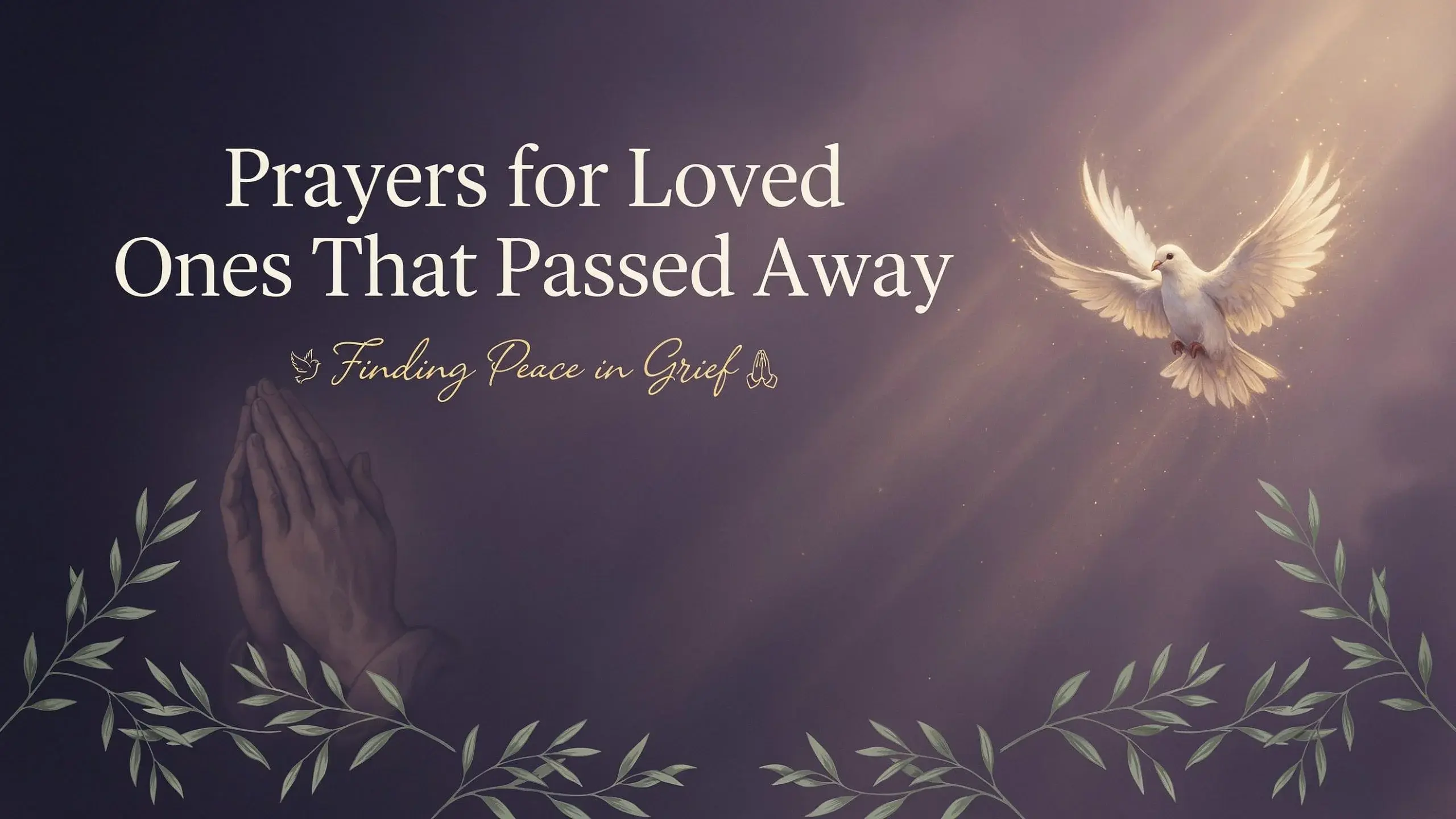 prayers for loved ones that passed away