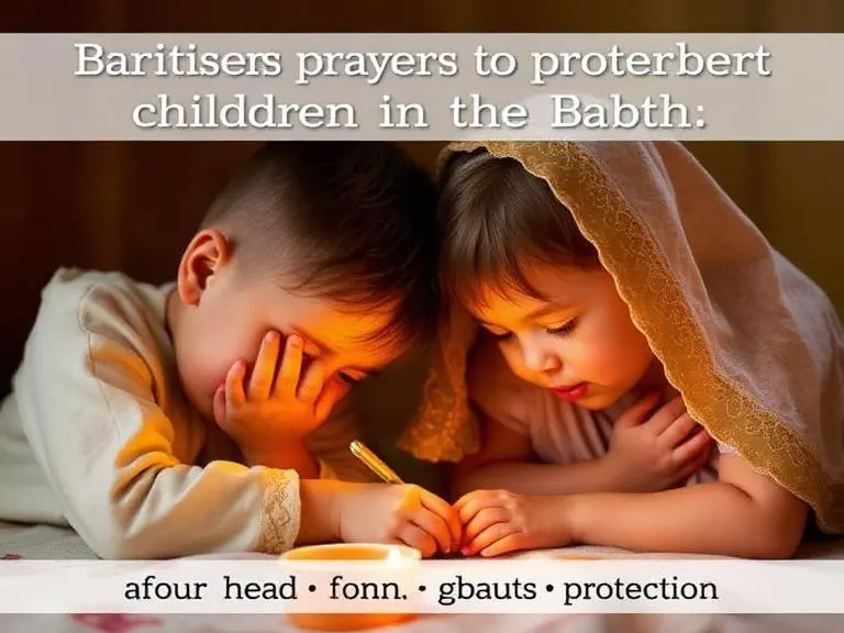 prayers for our children in the bible