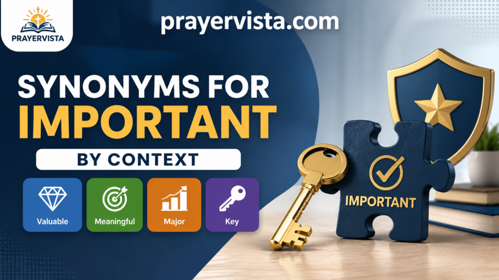 Synonyms for Important by Context