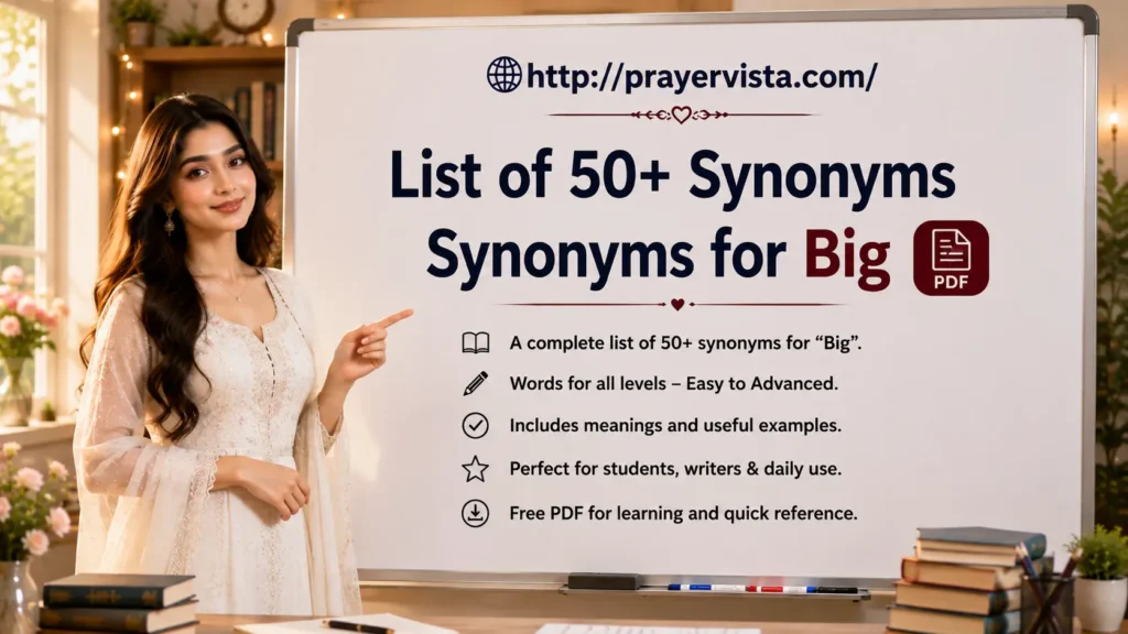 List of 50+ Synonyms Synonyms for Big pdf