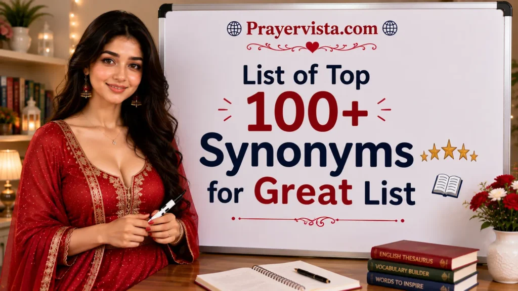List of Top 100+ Synonyms for Great List⭐⭐⭐⭐⭐