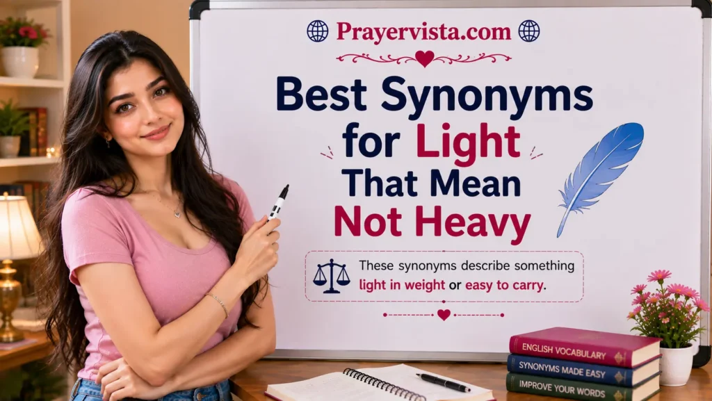 Best Synonyms for Light That Mean Not Heavy
