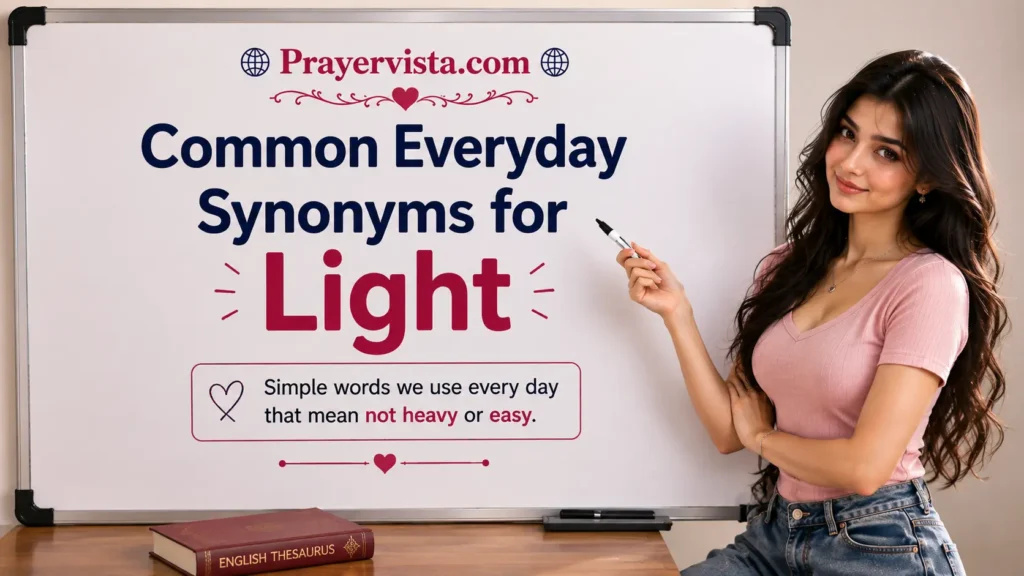 Common Everyday Synonyms for Light