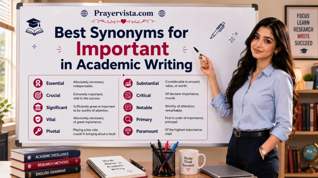 Best Synonyms for Important in Academic Writing