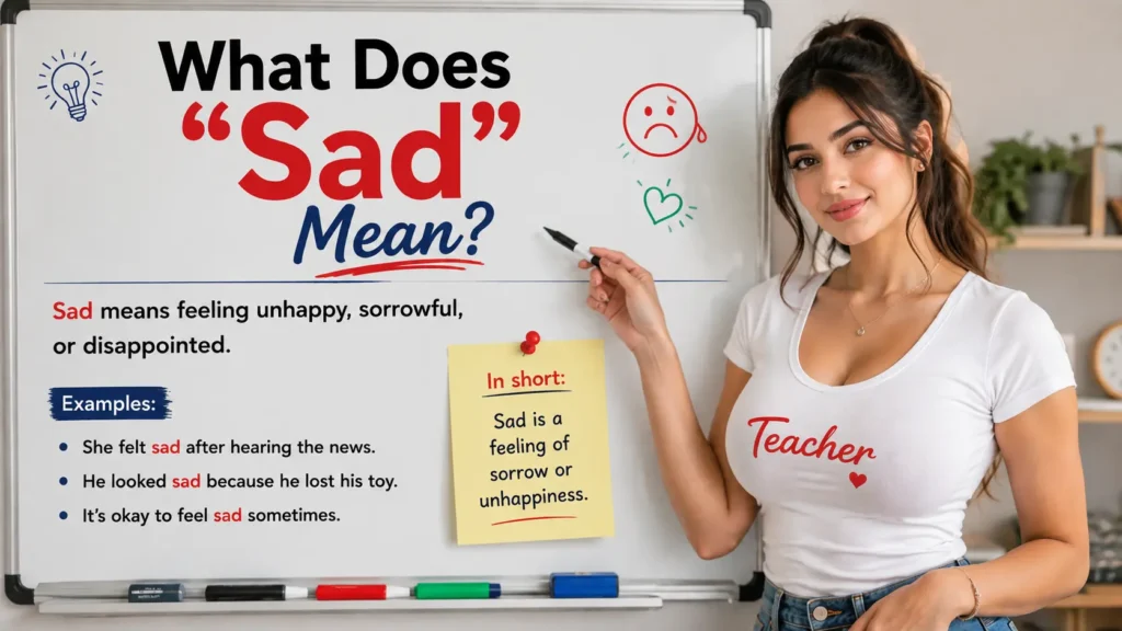 What Does "Sad" Mean?
