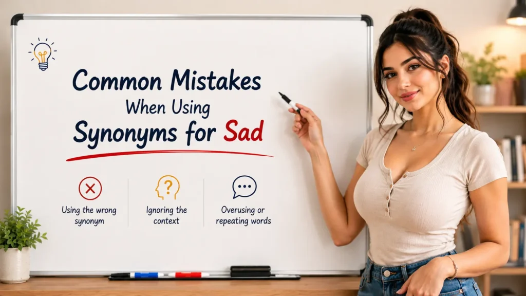 Common Mistakes When Using Synonyms for Sad