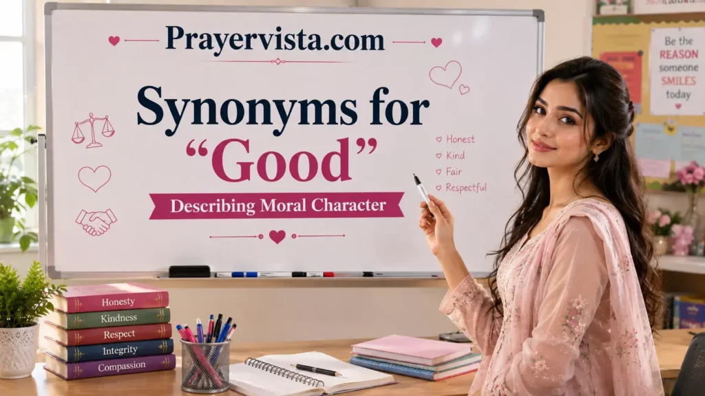 Synonyms for "Good" Describing Moral Character
