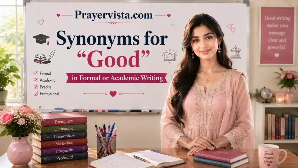Synonyms for "Good" in Formal or Academic Writing