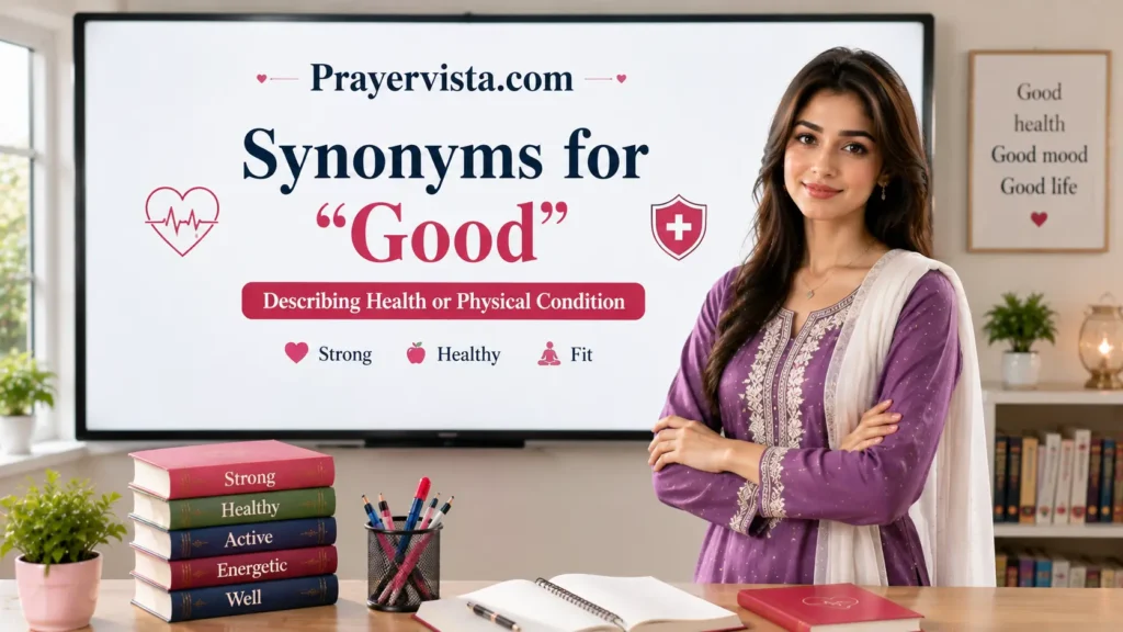 Synonyms for "Good" Describing Health or Physical Condition