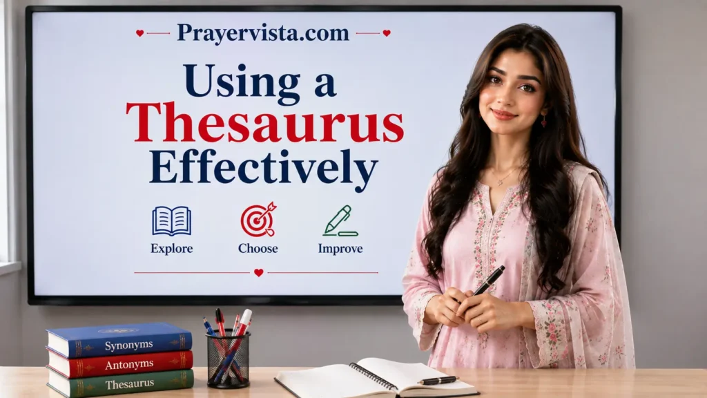 Using a Thesaurus Effectively