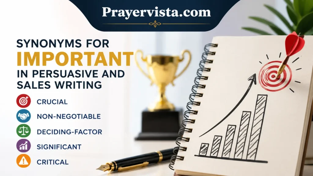 Synonyms for Important in Persuasive and Sales Writing