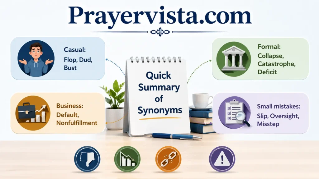 Quick Summary of Synonyms