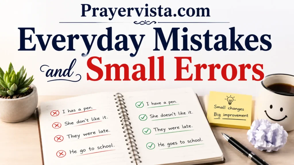 Everyday Mistakes and Small Errors