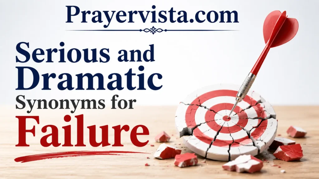 Serious and Dramatic Synonyms for Failure