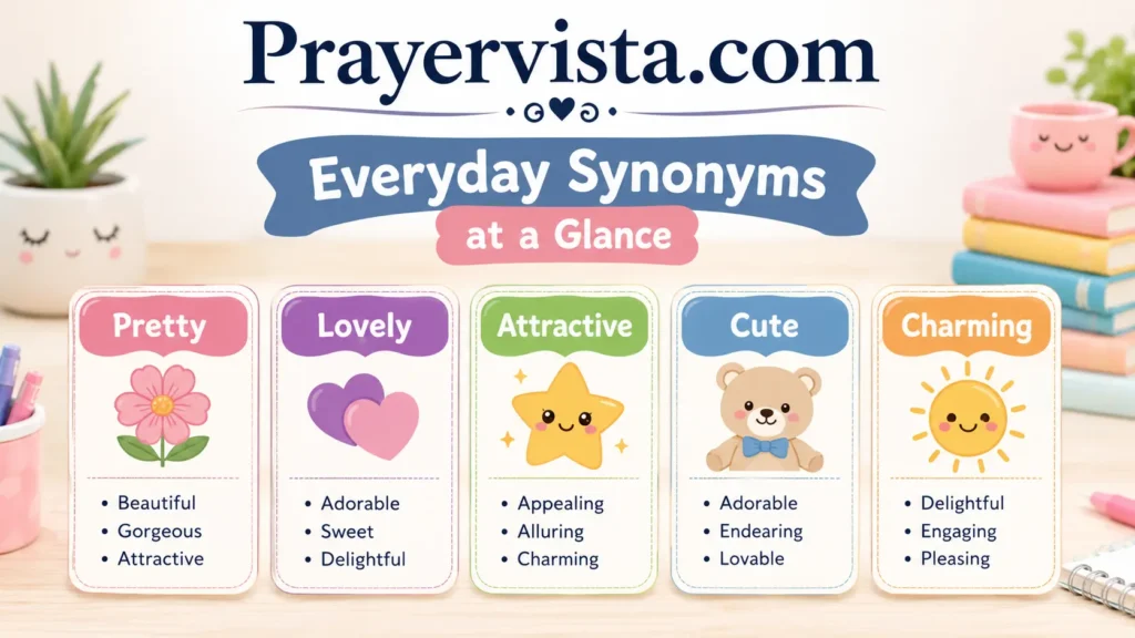 Everyday Synonyms at a Glance
