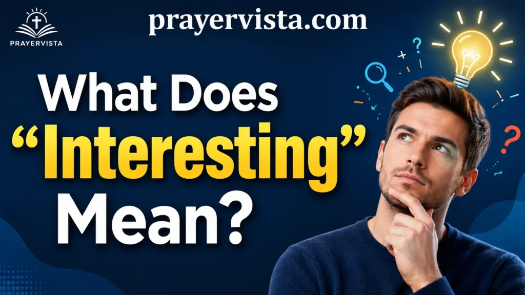 What Does "Interesting" Mean?