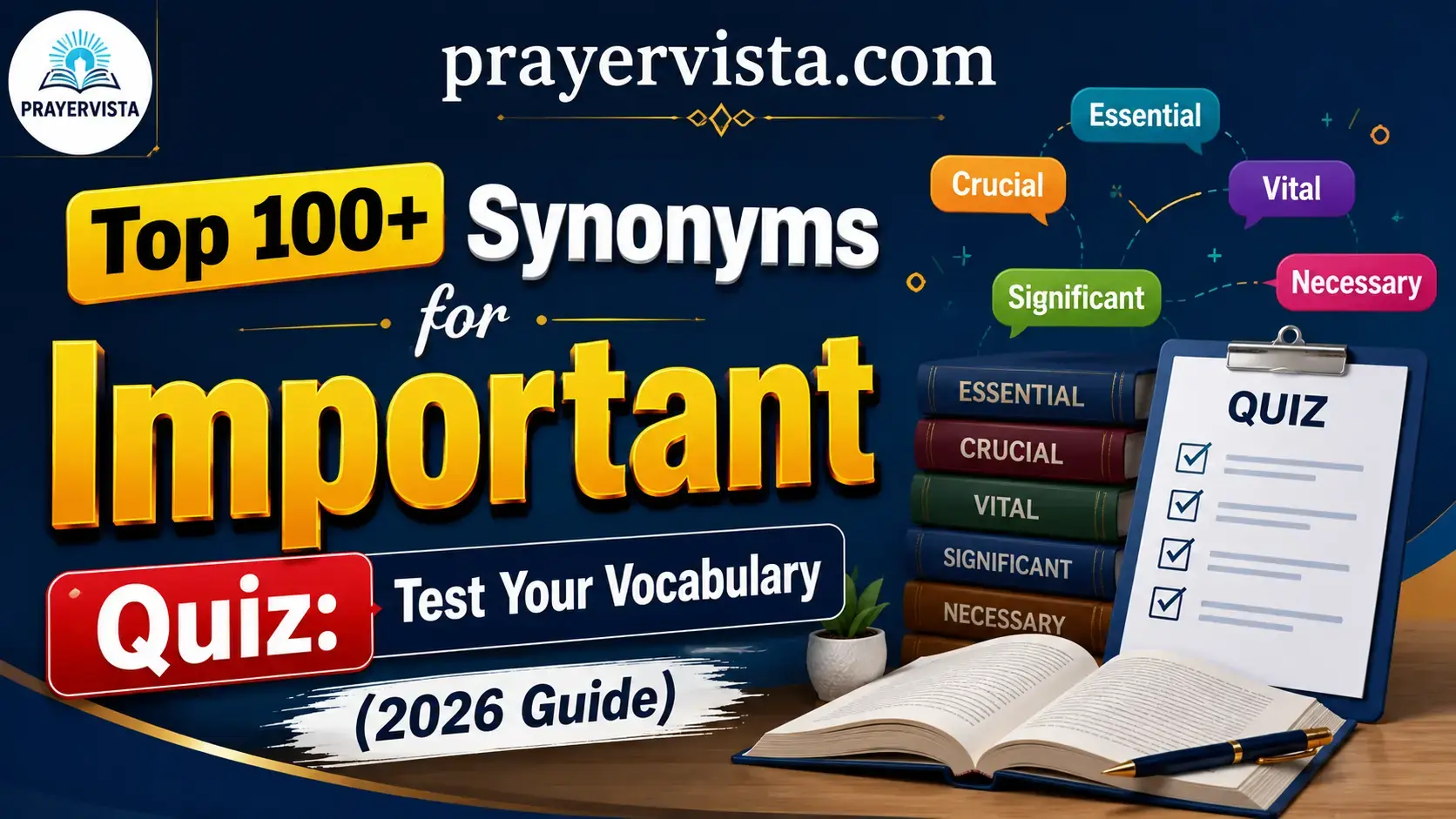 synonyms for important quiz