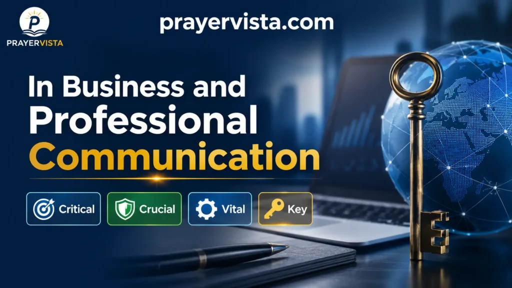 In Business and Professional Communication
