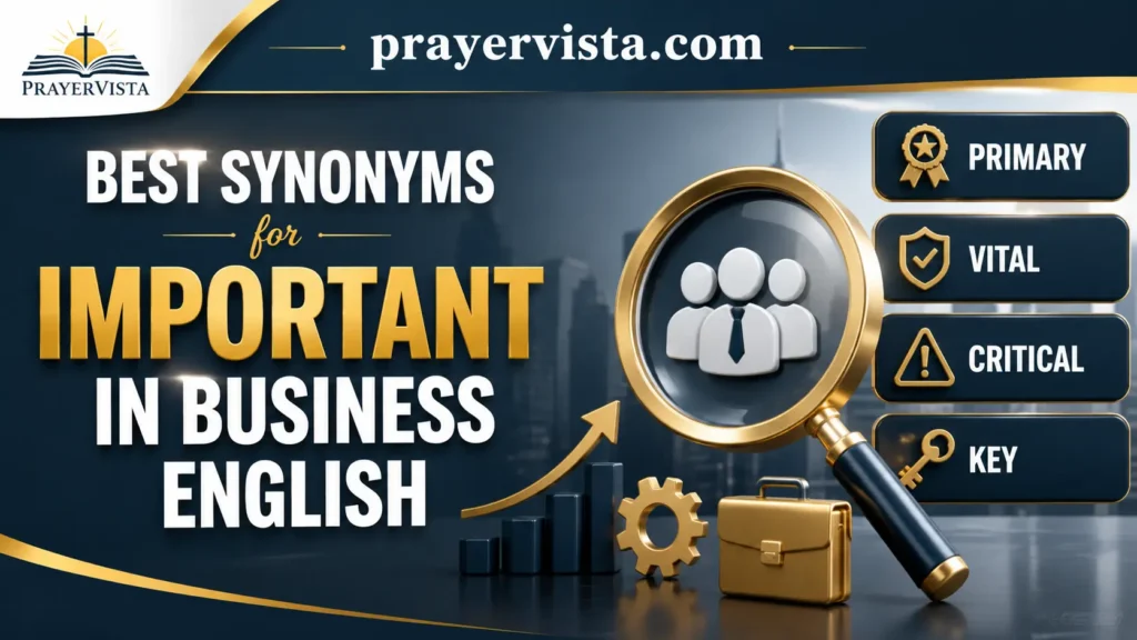 Best Synonyms for Important in Business English