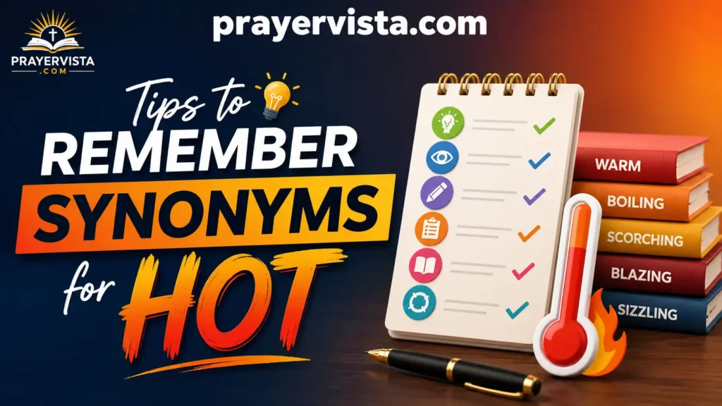 Tips to Remember Synonyms for Hot