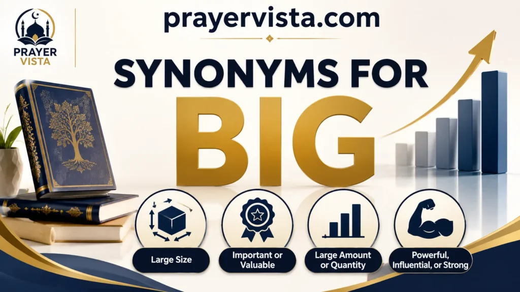 Synonyms for Big With Meanings and Examples