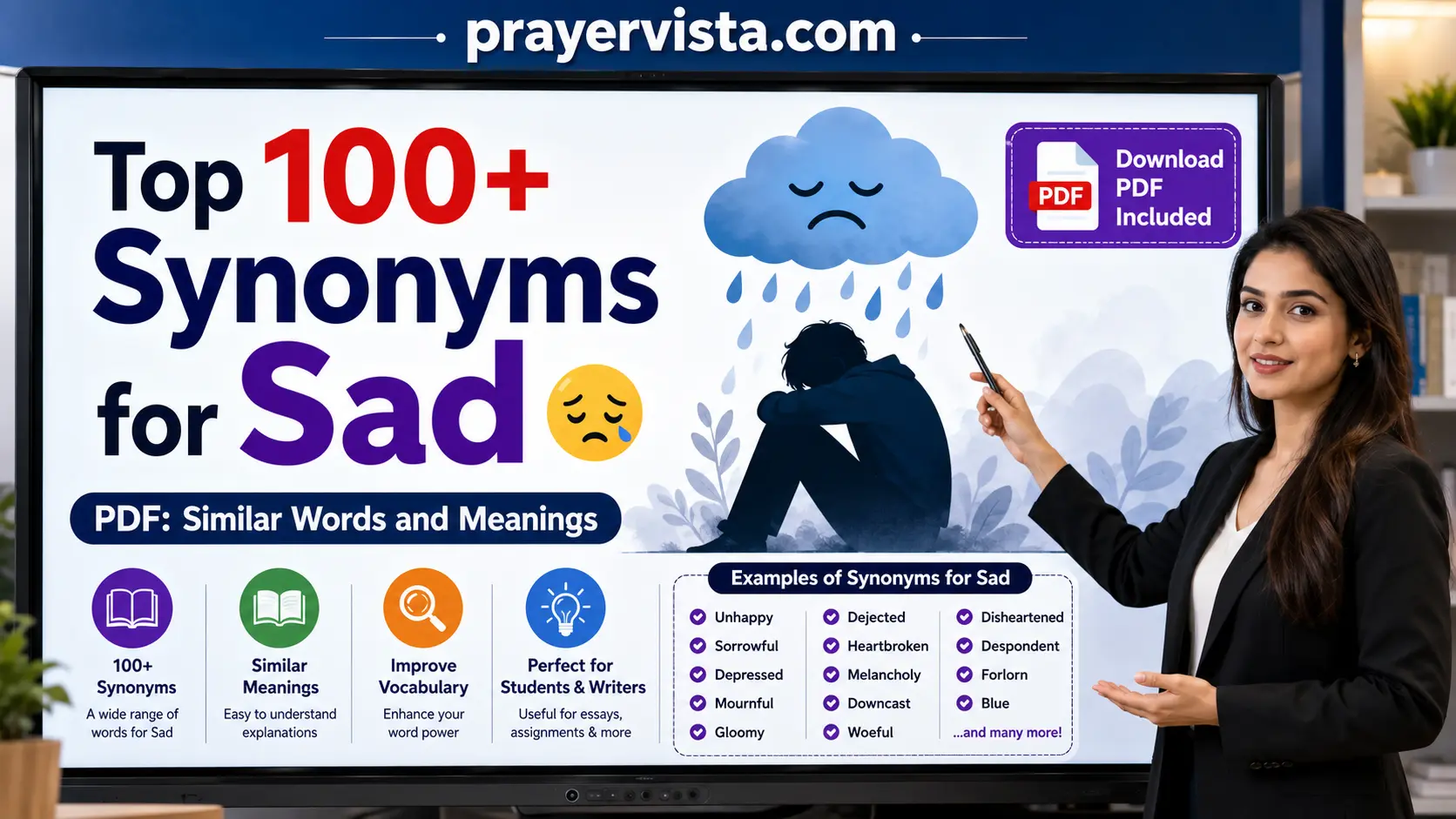 synonyms for sad pdf