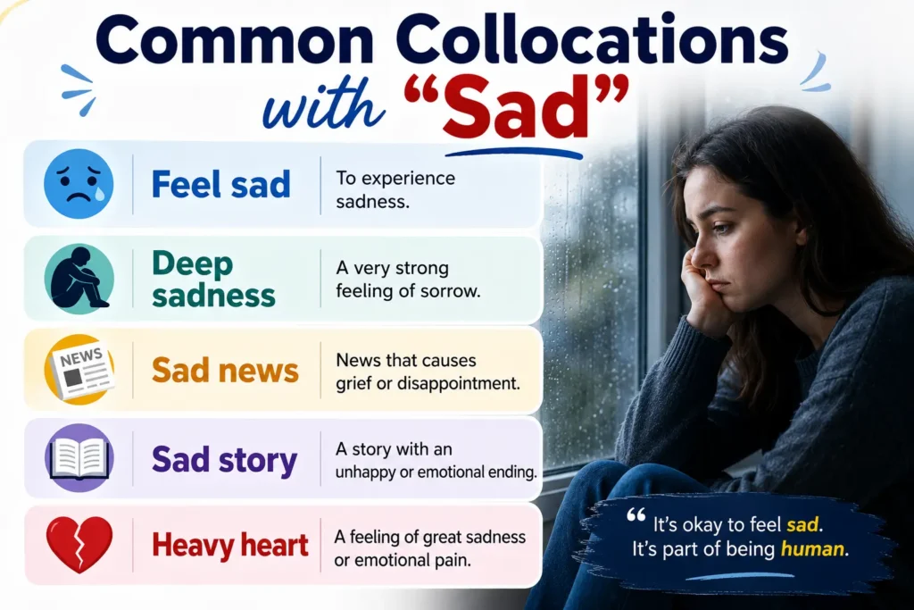 Common Collocations with "Sad"