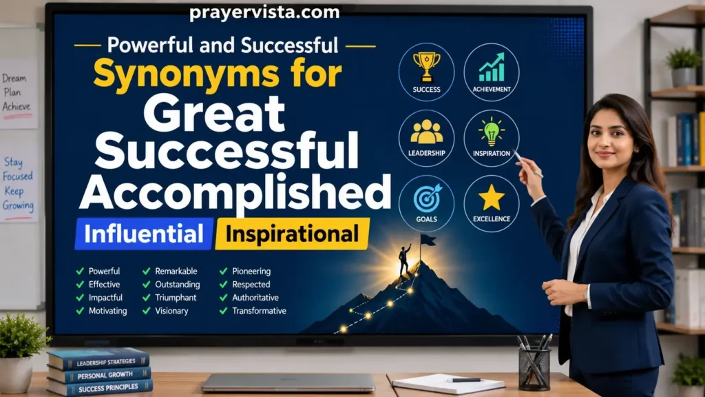 Powerful and Successful Synonyms for Great