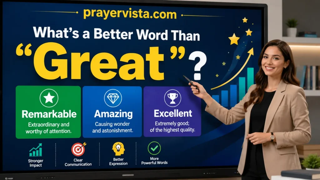 What's a Better Word Than "Great"?