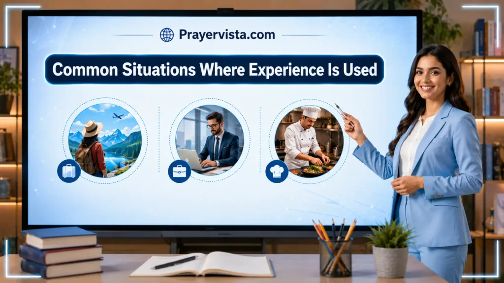 Common Situations Where Experience Is Used
