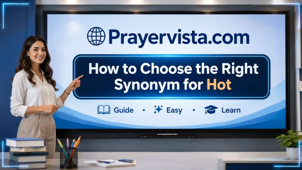 How to Choose the Right Synonym for Hot