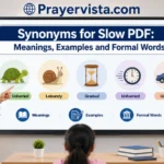 synonyms for slow pdf