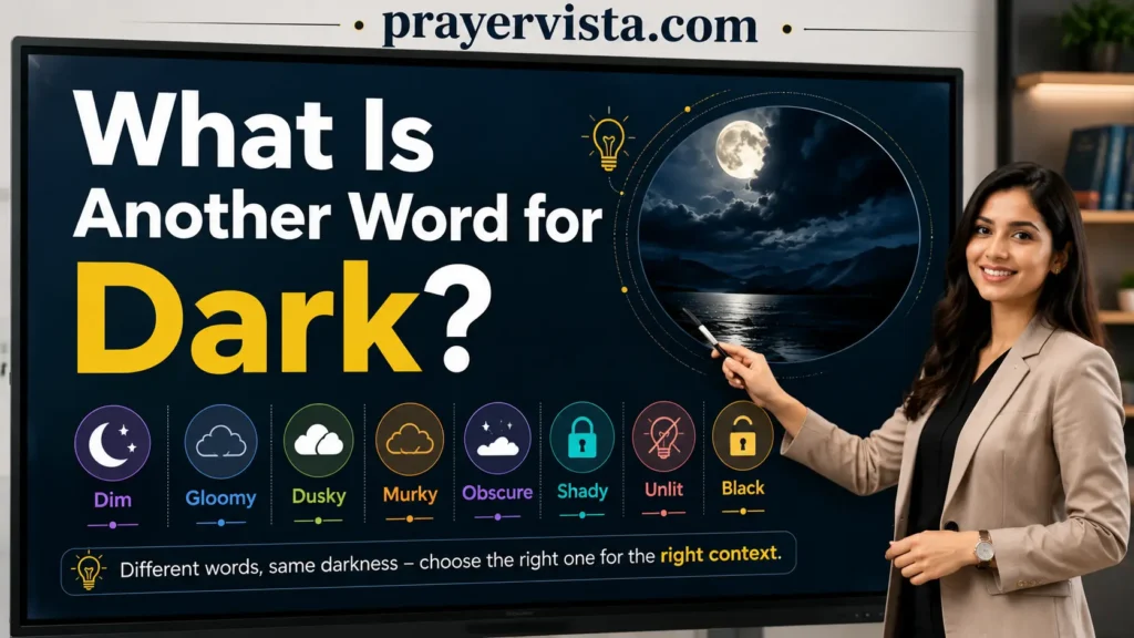 What Is Another Word for Dark?