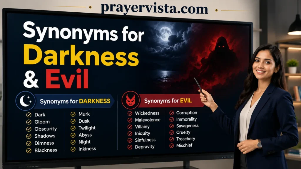 Synonyms for Darkness Evil