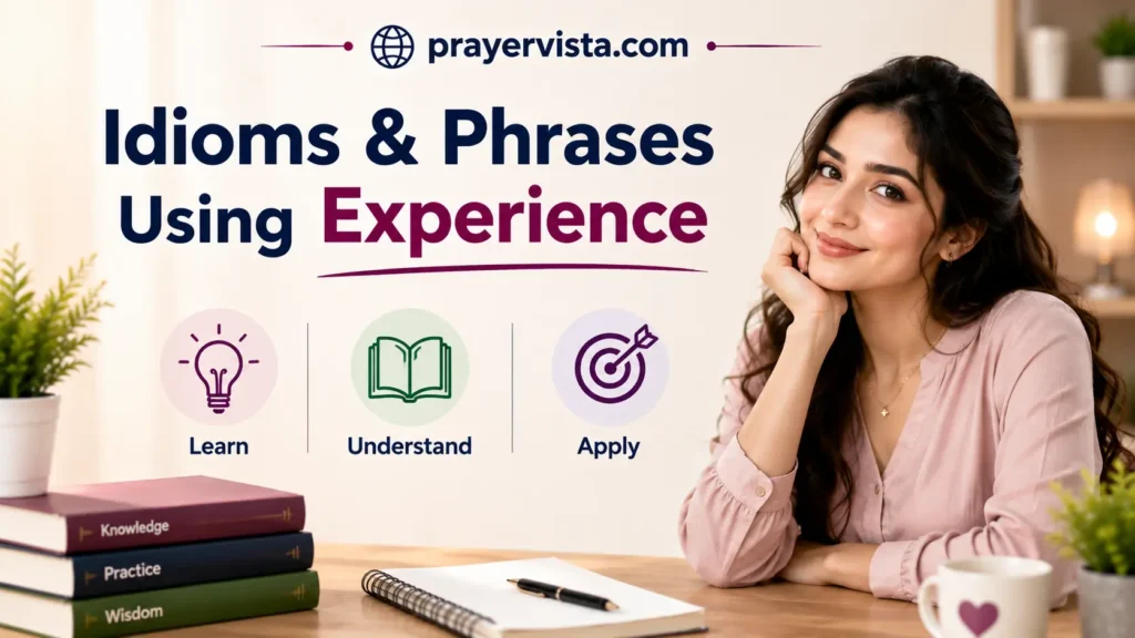 Idioms and Phrases Using Experience