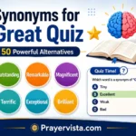 Synonyms for Great Quiz
