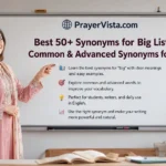 synonyms for big list