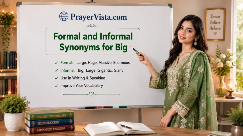 Formal and Informal Synonyms for Big