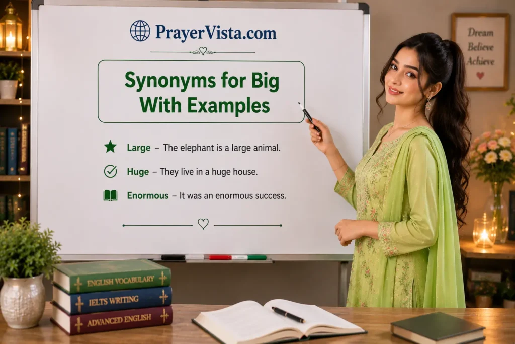 Synonyms for Big With Examples
