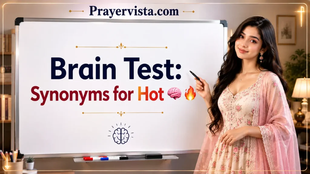 Brain Test: Synonyms for Hot π§ π₯