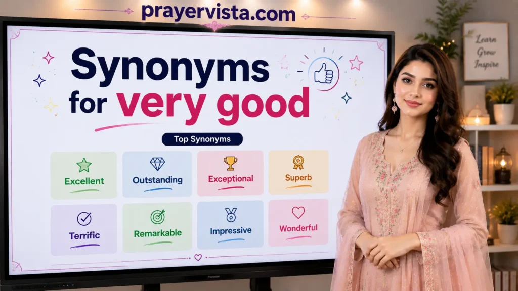 Synonyms for very good