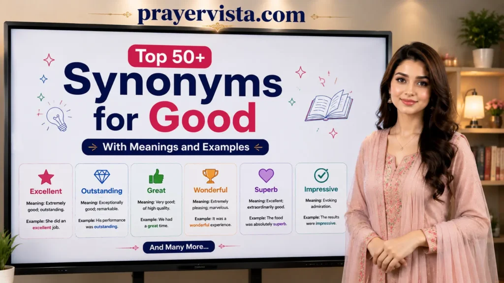 Top 50+ Synonyms for Good With Meanings and Examples