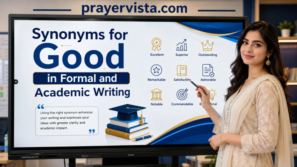 Synonyms for Good in Formal and Academic Writing