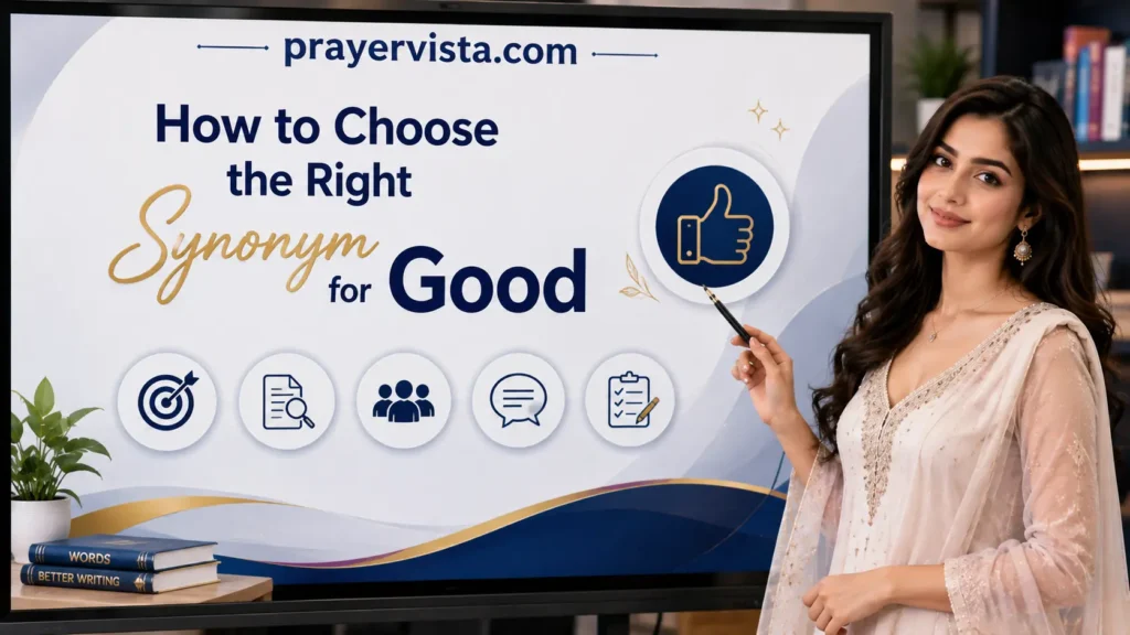 How to Choose the Right Synonym for Good
